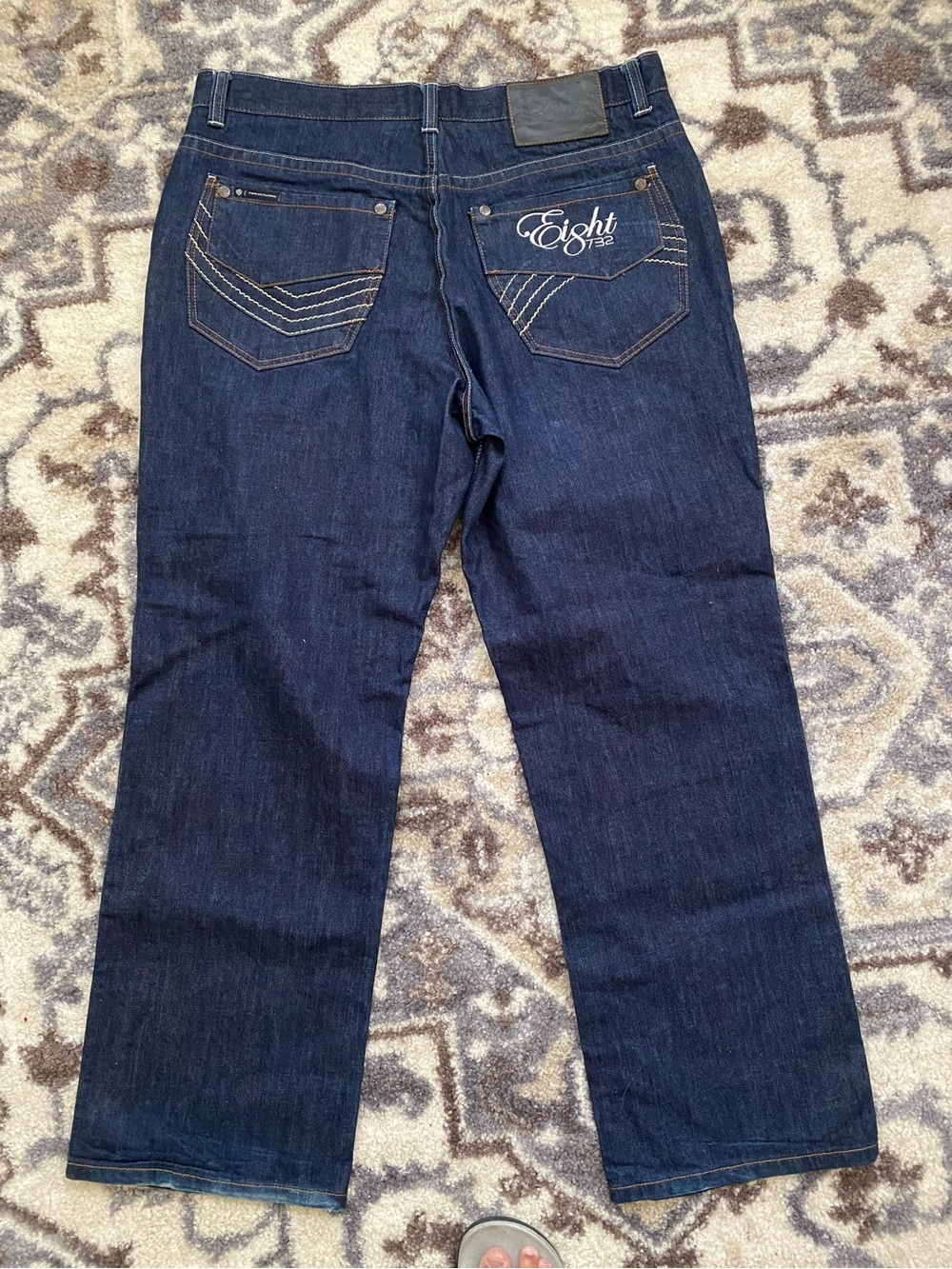 Eight 652 Men’s Straight Jeans - Dark Blue